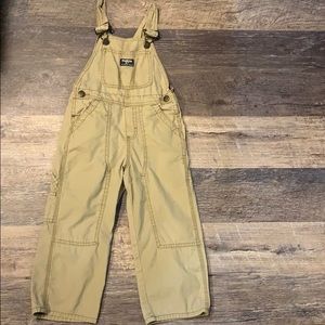 🎀4for$20🎀Khaki Oshkosh overalls 4t